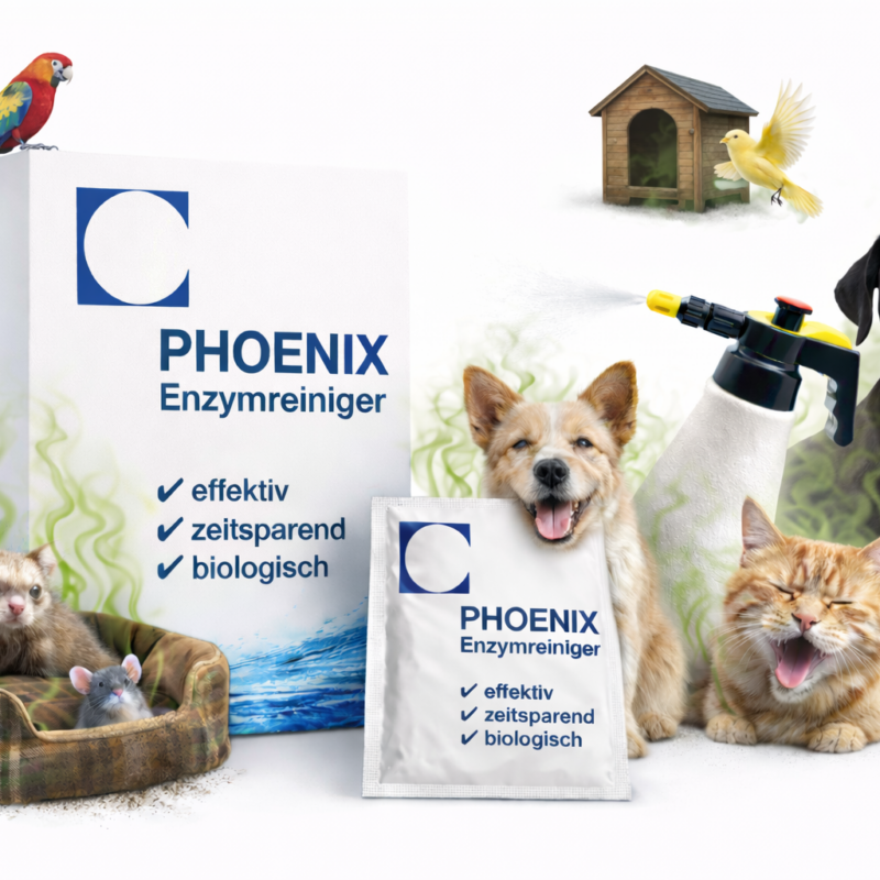 Phoenix Enzymreiniger – Geruchsentferner für Tiergerüche