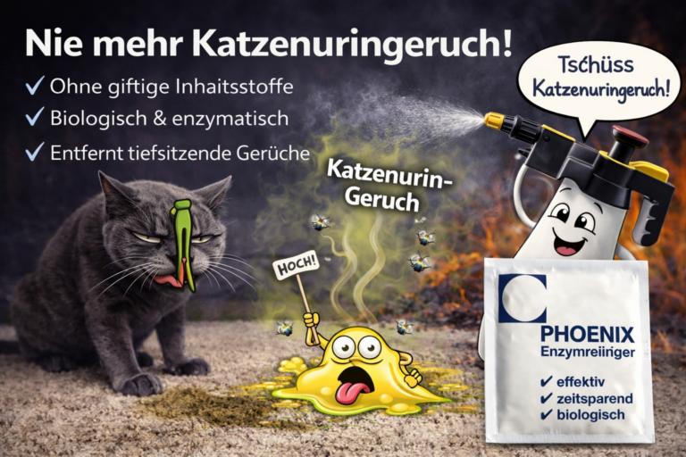 Katzenurin Geruch entfernen – dauerhaft, sicher und porentief