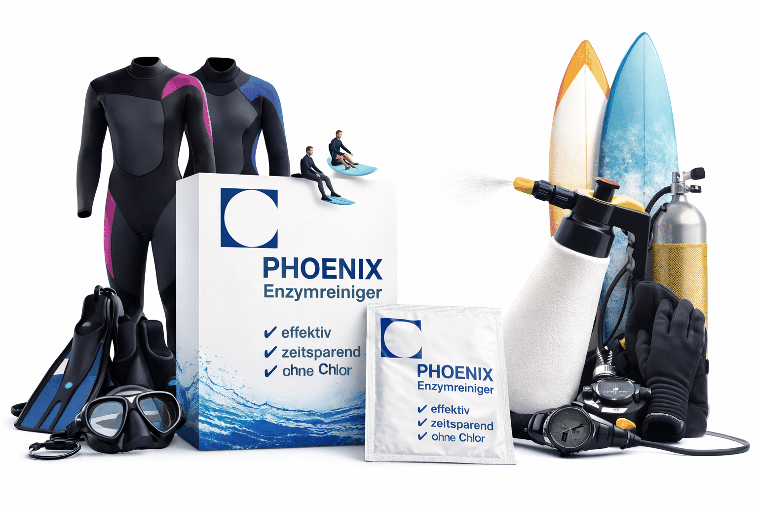 Neopren Boots reinigen im Eimer gegen extreme Gerüche