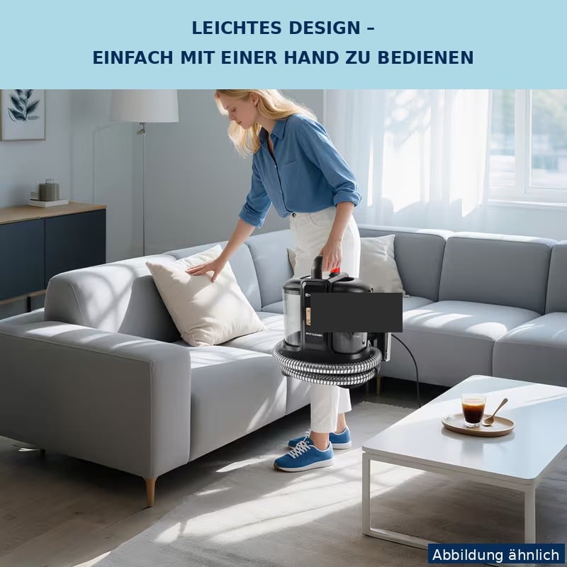 Enzymreiniger Nasssauger Polsterreinigung – Sofabedienung einhändig – PHOENIX Kooperation