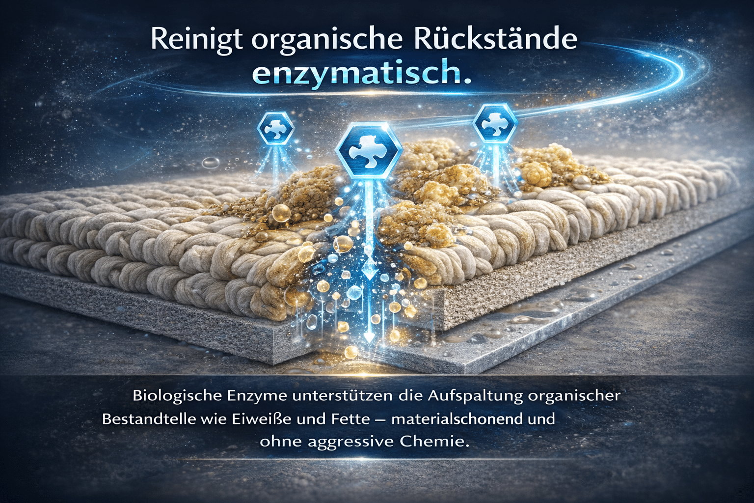 Phoenix Enzymreiniger Teppich reinigen — enzymatische Tiefenreinigung von Wandteppich, Perser und Auslegware