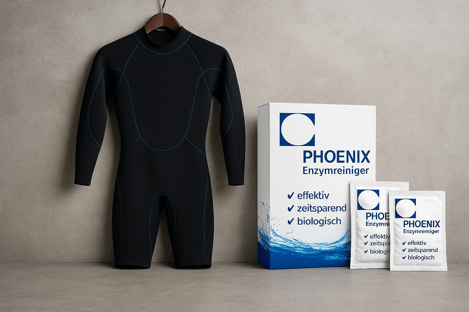 Taucheranzug Geruch entfernen Phoenix Enzymreiniger Neopren Wassersport